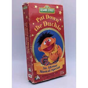 Sesame Street: Put Down The Duckie VHS 1994 Ernie Paul Simon Vintage VTG 90s